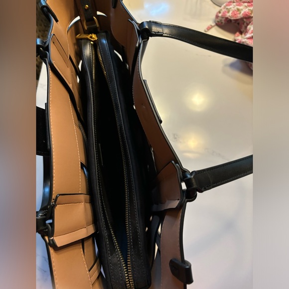 NEW! Zara Black Tote - Picture 3 of 3